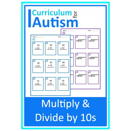 Multiply & Divide by 10s Worksheets
